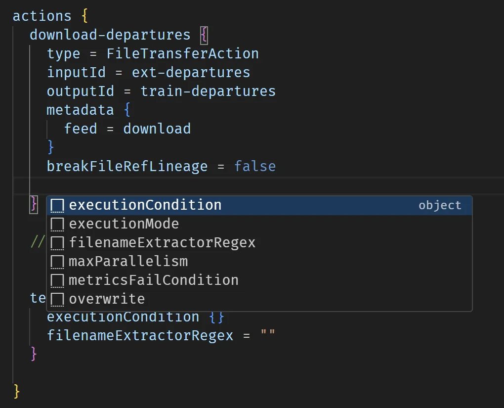 LSP Code Completion in VSCode