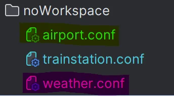 no workspace highlighted